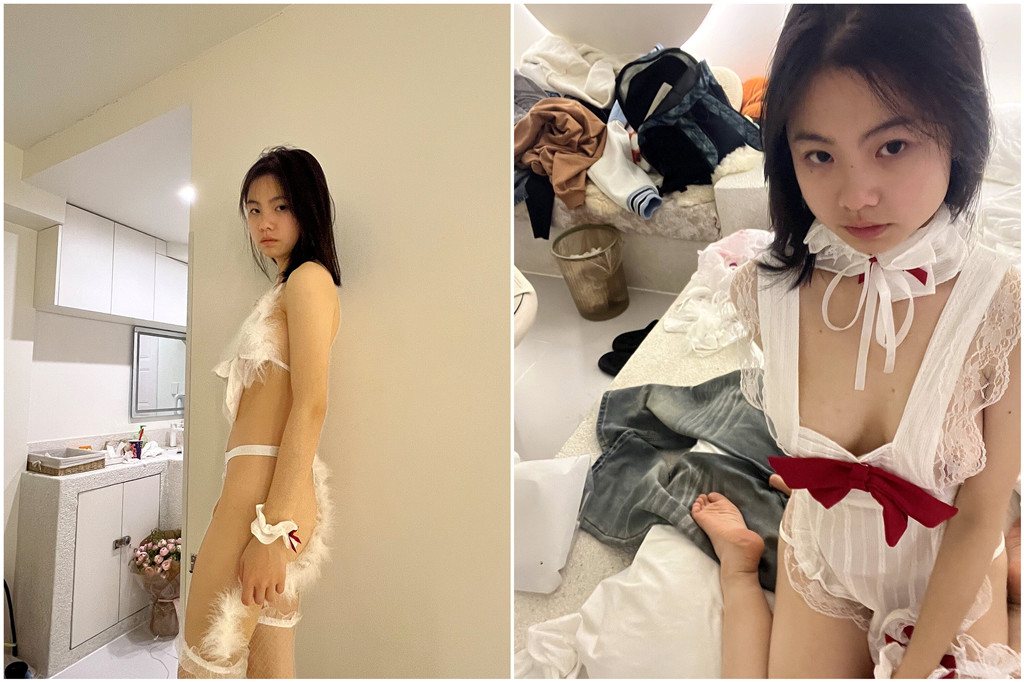 【原档泄密】上海清纯女大学生酒店开房 蓝裙双腿上举 骑乘位 跪姿镜前口日常精致造型与床上反差强烈